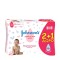 Johnsons Promo Baby Μωρομάντηλα Gentle All Over 2+1 ΔΩΡΟ 216τμχ