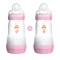 Mam Σετ Easy Start Anti-Colic Πλαστικά Μπιμπερό με Θηλή Σιλικόνης γ...