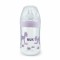 Nuk Nature Sense Контрол на температурата Пластмасова бебешка бутилка със силиконов биберон M 6-18 месеца Purple Fawn 260 ml