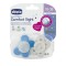 Chicco Πιπιλα Σιλικονης Lumi 16-36Μ (2Τμχ) Με Θηκη, Μπλε-Γκρι Chicco Πιπιλα Σιλικονης Lumi 16-36Μ (2Τμχ) Με Θηκη, Μπλε-Γκρι