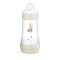 Mam Easy Start Anti-Colic Plastic Baby Bottle with Silicone Nipple 2+ months Beige 260ml