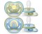 Philips Avent Силиконова залъгалка Ultra Air SCF085/58 Green/Blue за 0-6 месеца, 2 броя