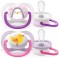 Philips Ultra Air Pacifier Σιλικόνης Purple/Pink 0-6m 2τμχ Philips Ultra Air Pacifier Σιλικόνης Purple/Pink 0-6m 2τμχ
