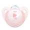 Nuk Baby Rose & Blue, Ορθοδοντική Πιπίλα Σιλικόνη Ροζ Καρδιά 6-18m ...