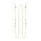 Dalee Αλυσίδα Γυαλιών Pink Stones Stainless Steel