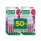 Gum Promo 1612 Trav-Ler Interdental Iso 4 1,4 ملم بوردو أسطواني، 2x6 قطع