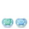 Avent  Ultra Air Ορθοδοντική Σιλικόνης 6-18m SCF344/22 Γαλάζιο-Πράσ...