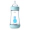 Shishe Chicco Plastic Baby Perfect 5 Blu 2+ muaj me Thithat silikoni 240ml