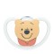 Nuk Space Winnie the Pooh Πιπίλα Σιλικόνης για 6-18 μηνών Λευκή με ...
