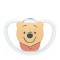 Nuk Space Winnie the Pooh Ciuccio in silicone per 6-18 mesi Bianco con custodia 1pz