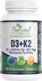 Natural Vitamins D3 2000iu & K2-Mk7 75μg, 90 Chewable Tablets