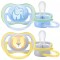 Philips Avent Ultra Air Night Ορθοδοντική Πιπίλα Σιλικόνης 0-6m Κίτ... Philips Avent Ultra Air Night Ορθοδοντική Πιπίλα Σιλικόνης 0-6m Κίτ...