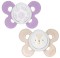 Chicco Physio Comfort Πιπίλα Σιλικόνης Με Θήκη 6-16m Μωβ/Μπεζ 2τμχ Chicco Physio Comfort Πιπίλα Σιλικόνης Με Θήκη 6-16m Μωβ/Μπεζ 2τμχ