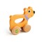 Oops Wooden Teddy Bear with Wheels 6m+