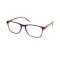 طول النظر الشيخوخي - نظارات قراءة E213 بوردو مع ذراع خشبية