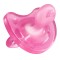Chicco Physio Soft, Ciuccio tutto in silicone rosa 6-12m