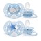 Philips Avent Πιπίλες Ultra Soft 6-18m FlexiFit 2 τεμάχια Philips Avent Πιπίλες Ultra Soft 6-18m FlexiFit 2 τεμάχια