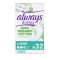 Always Dailies Cotton Protection Tovaglioli grandi 32 pz