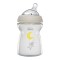 Chicco Natural Feeding Γυάλινο Μπιμπερό Γκρι με Θηλή Σιλικόνης 0m+,...
