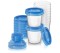Avent Milk storage containers with adapters