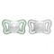 Chicco Physioforma Light Πιπίλες Νυχτός Σιλικόνης Τυρκουάζ για 16-3...