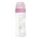 Chicco Well Being Glas-Babyflasche Rosa mit Silikonnippel 0M+ 240 ml