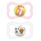 Mam Air Orthodontic Pacifiers Latex 16+ months Pink/White 2pcs