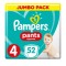 Pampers Pants Jumbo Pack No4 (9-15kg) 52τμχ