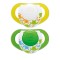 Chicco Physio Orthodontic Πιπίλα Σιλικόνης Πράσινη και Κίτρινη 4m+ Chicco Physio Orthodontic Πιπίλα Σιλικόνης Πράσινη και Κίτρινη 4m+