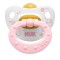 Nuk Baby Rose & Blue Ορθοδοντική Πιπίλα Καουτσούκ 6-18m Ροζ Χρώμα 1τμχ