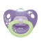 Nuk Πιπίλα Σιλικόνης Happy Nights 6-18m purple