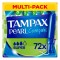 Tampax Compak Pearl Super pour un débit accru 72pcs