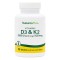 Natures Plus Vitamins D3 2500iu & K2 120mcg, 90 Tablets
