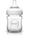 Стъклена бебешка бутилка Avent 120 мл 0+ - без BPA