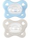 Chicco Πιπίλες Physio Forma Dual Soft 2-6m Γκρι/Σιέλ, 2 τεμάχια