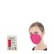 Famex Mask FFP2/ΚΝ95 Μάσκες Υψηλής Προστασίας Σκούρο Ροζ 10τμχ