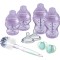 Tommee Tippee Σετ μπιμπερό Advanced Anti-Colic για νεογέννητα μωβ 9...