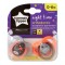 Tommee Tippee Silicone Soothers Night Time 0-6m 2 τεμάχια Tommee Tippee Silicone Soothers Night Time 0-6m 2 τεμάχια