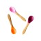 Eco Rascals Bambu Spoons Portokalli,Roze,E kuqe 3 copa