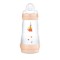 Mam Easy Start Biberon in plastica anti-colica con tettarella in silicone 2+ mesi Arancione 260 ml