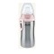 Tazza Nuk First Choice Active Cup 12m+ Tazza in acciaio inossidabile con bocca rosa 215ml