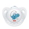 Nuk Trendline Smurfs Πιπίλα Σιλικόνης 0-6m Στρουμφάκια Άσπρο 1 τμχ