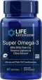 Life Extension Super Omega-3 EPA/DHA със сусамови лигнани и екстракт от маслинови плодове, 60 меки капсули