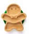 Eco Rascals Παιδικό Πιάτο Bamboo με Χωρίσματα και Σιλικόνη Cookie 6m+ Eco Rascals Παιδικό Πιάτο Bamboo με Χωρίσματα και Σιλικόνη Cookie 6m+