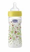 Chicco Μπιμπερό πλαστικό ΘΣ 250ml Ρυθμιζόμενη ροή, Φαρδιά Θηλή, 2m+
