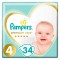 Pampers Premium Care No4 Maxi (8-14kg) 34τμχ