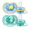 Avent Ultra Air 18m+ Ορθοδοντική Πιπίλα Σιλικόνης Μπλε-Πράσινη (SCF...