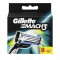 Gillette Mach 3 Replacement Heads with 3 Blades with Lubricating Tape 8pcs