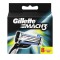 Gillette Mach 3 Ανταλλακτικές Κεφαλές με 3 Λεπίδες με Λιπαντική Ται...