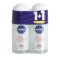 Nivea Deo Dry Comfort Plus Roll On 48H Γυναικείο Αποσμητικό 1+1 Δώρ...